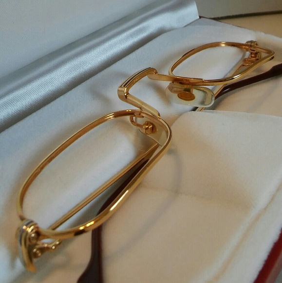 Mens Cartier Demi lune eyeglasses 100% Quavo - Picture 5 of 6